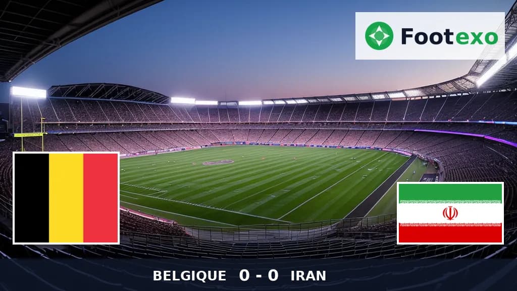 Belgique et Iranneutralisent 0-0