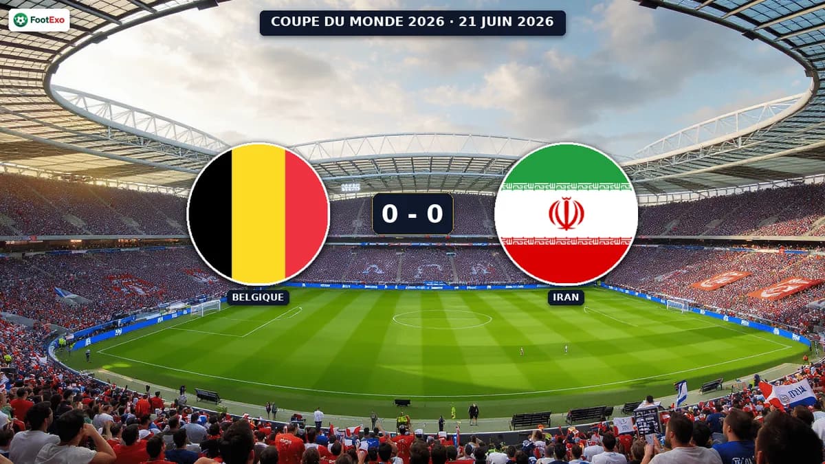 Belgique et Iranneutralisent 0-0