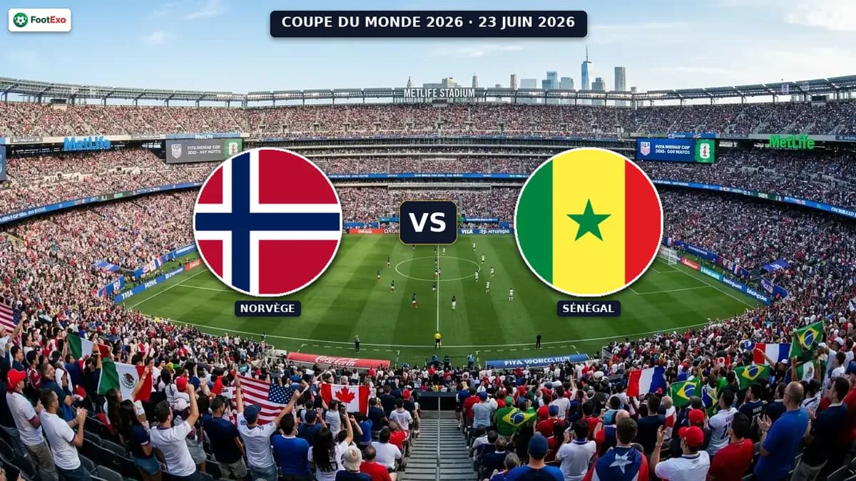 Norvège - Sénégal : Pronostic et cotes — Coupe du Monde 2026