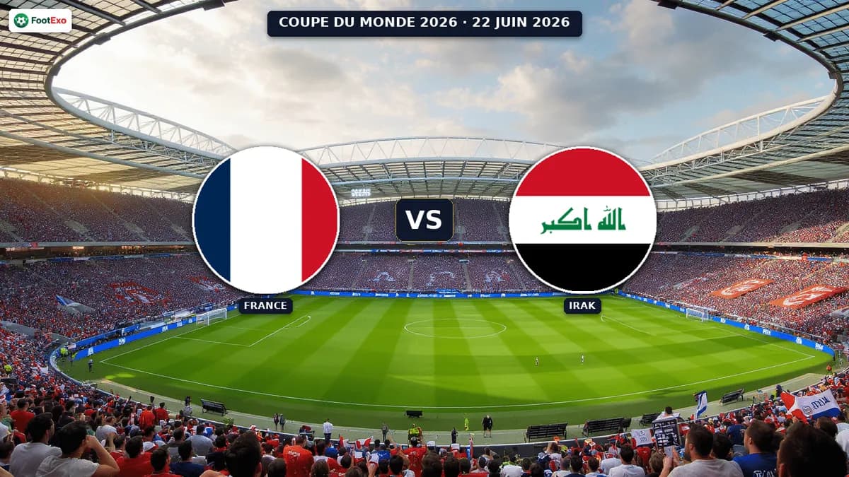 France - Irak : Pronostic et cotes — Coupe du Monde 2026