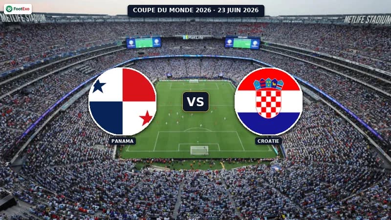 Panama - Croatie : Pronostic et cotes — Coupe du Monde 2026