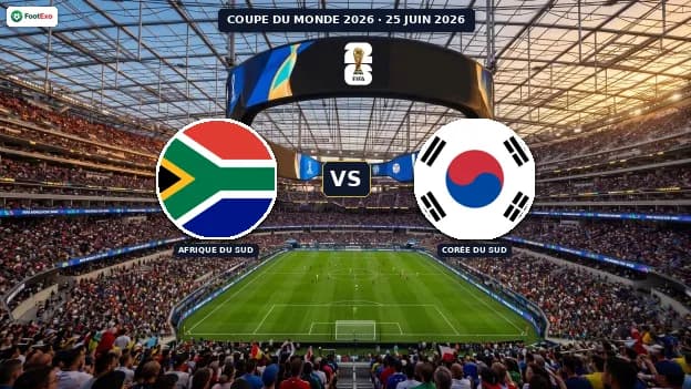 Afrique du Sud - Corée du Sud : Pronostic et cotes — Coupe du Monde 2026