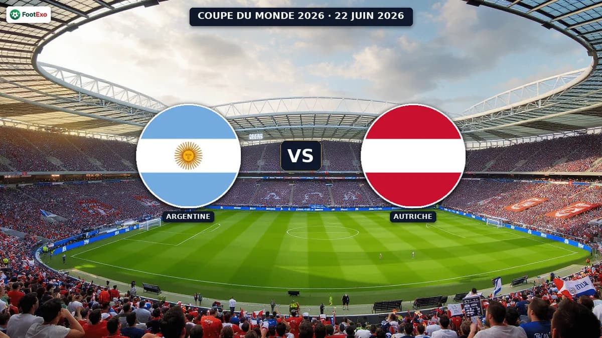 Argentine - Autriche : Pronostic et cotes — Coupe du Monde 2026