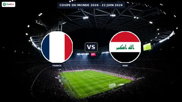 France - Irak : Pronostic et cotes — Coupe du Monde 2026