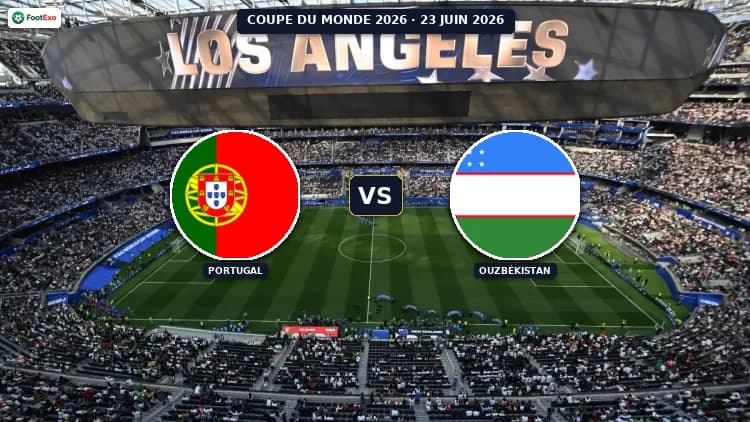 Portugal - Ouzbékistan : Pronostic et cotes — Coupe du Monde 2026
