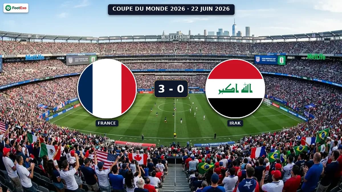 France 3-0 Irak : le résumé du match — Coupe du Monde 2026