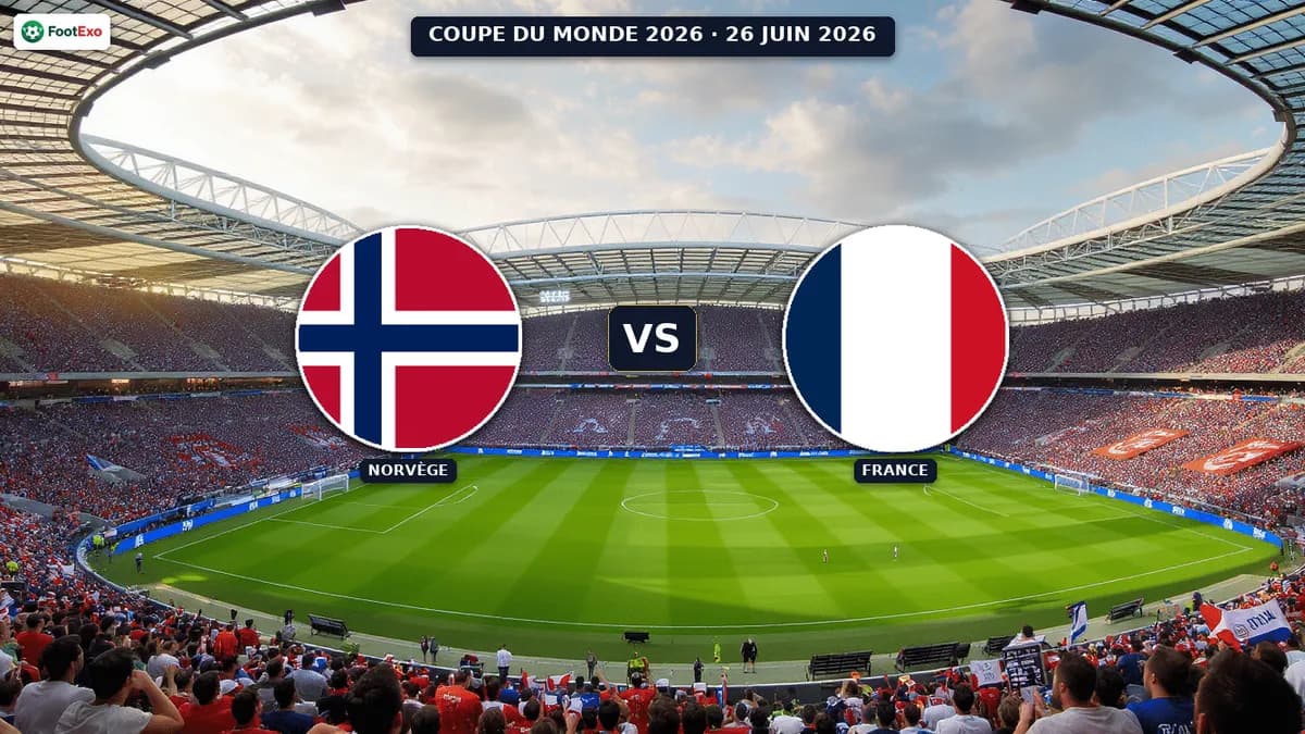 Norvège - France : Pronostic et cotes — Coupe du Monde 2026