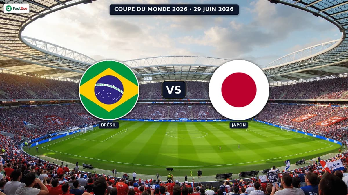 Brésil - Japon : Pronostic et cotes — Coupe du Monde 2026