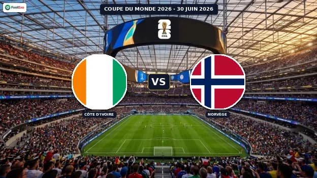 Côte d'Ivoire - Norvège : Pronostic et cotes — Coupe du Monde 2026
