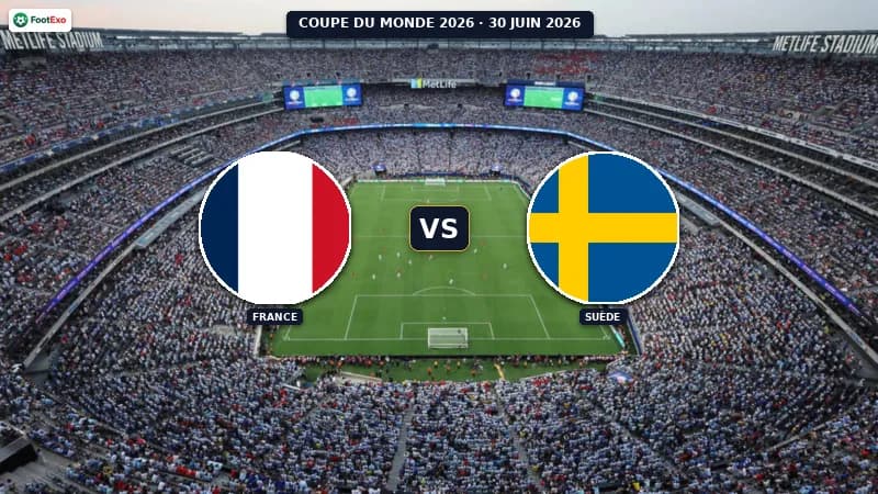 France - Suède : Pronostic et cotes — Coupe du Monde 2026