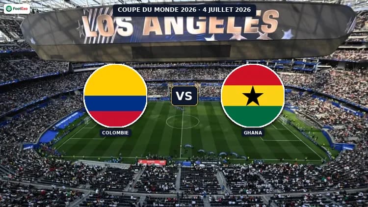 Colombie - Ghana : Pronostic et cotes — Coupe du Monde 2026