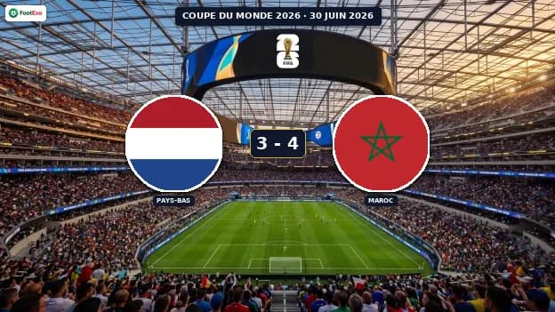 Pays-Bas-Maroc : les Marocains créent la surprise 4-3