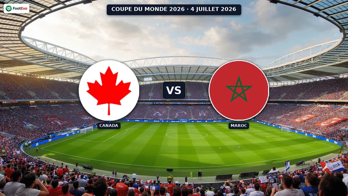 Canada - Maroc : Pronostic et cotes — Coupe du Monde 2026