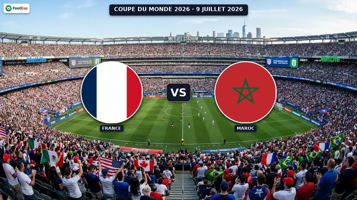 France - Maroc : Pronostic et cotes — Coupe du Monde 2026
