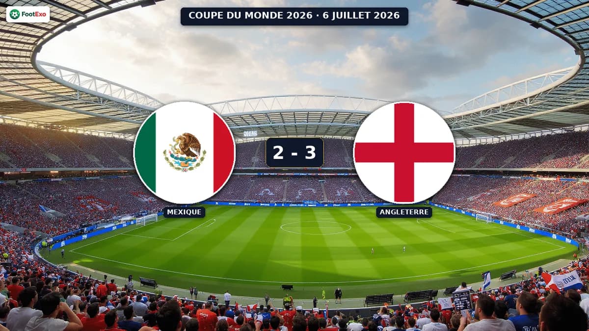 Mexico Falls to England 2-3