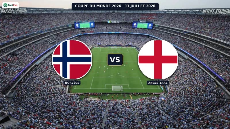 Norvège - Angleterre : Pronostic et cotes — Coupe du Monde 2026