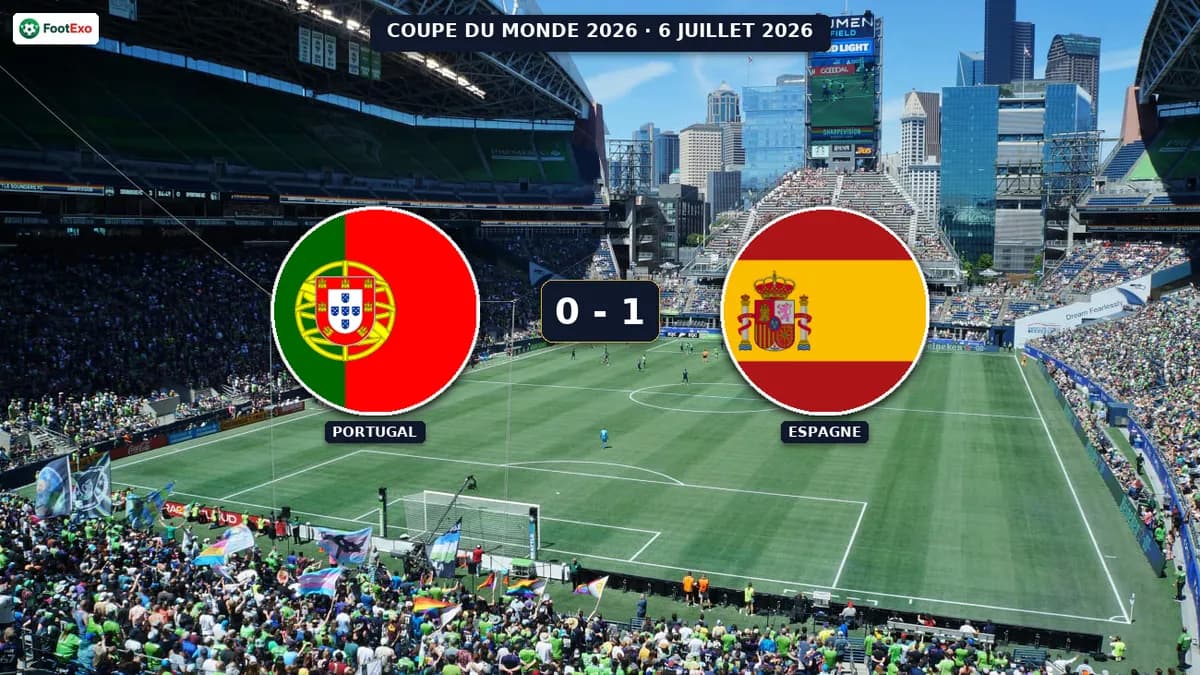 PORTUGAL FALLS TO SPAIN 0-1