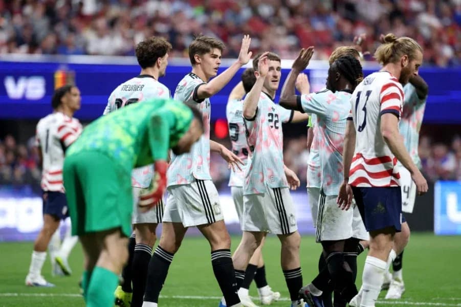 États-Unis humiliés 1-4 par la Belgique