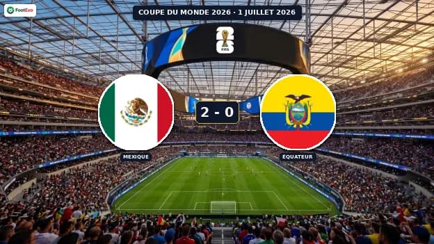 Mexique 2-0 Équateur : le résumé du match — Coupe du Monde 2026