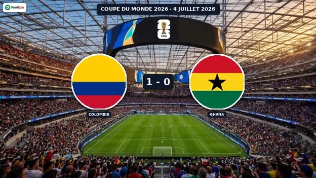 Colombie 1-0 Ghana : le résumé du match — Coupe du Monde 2026